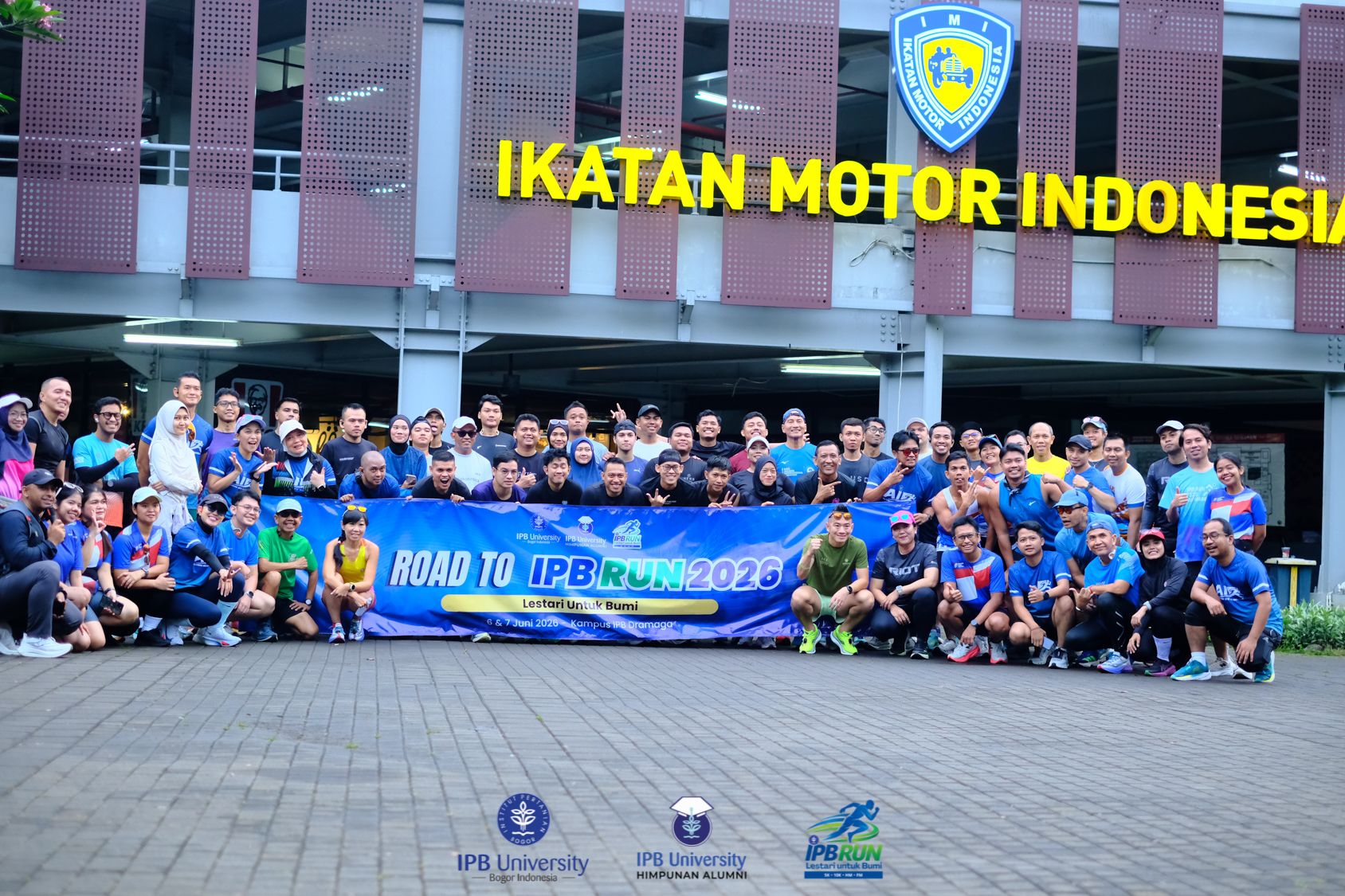 DPP HA IPB Gelar Road to IPB RUN 2026 bersama pengurus HA IPB dan komunitas Lari di Jakarta